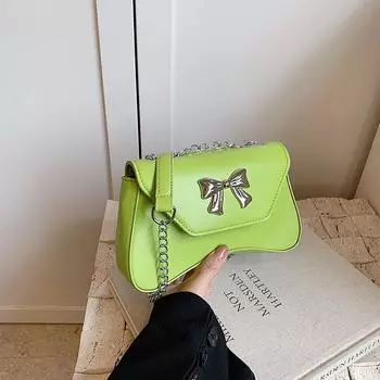 2024 summer new simple and fashionable shoulder bag fashion casual messenger bag commuter bag French niche bag women чёрный