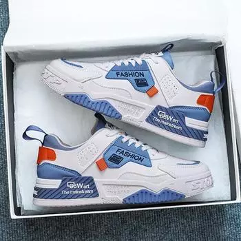 2024 summer new versatile fashion leisure sports youth platform tide shoes white shoes men s board shoes lightweight 39