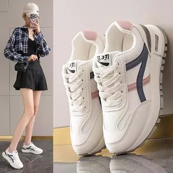 2024 summer new women s sports shoes casual women s Forrest Gump shoes sports women s shoes breathable and lightweight running shoes 35 синий