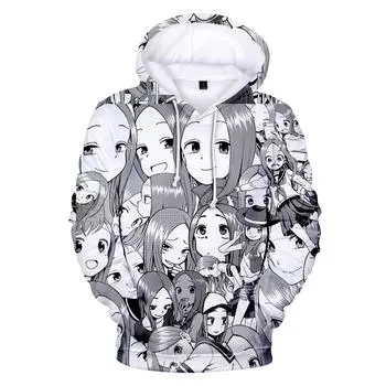 2024 Teasing Master Takagi-san Hoodie 3D Толстовка с длинным рукавом Мужские и женские толстовки с капюшоном Одежда из японского аниме S