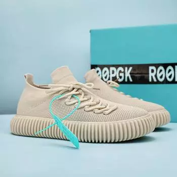 2024 Tire Sole Мужская обувь Удобная носка сетчатые дышащие носки Обувь Легкая повседневная обувь Кроссовки мужские Tenis Masculino 39 чёрный