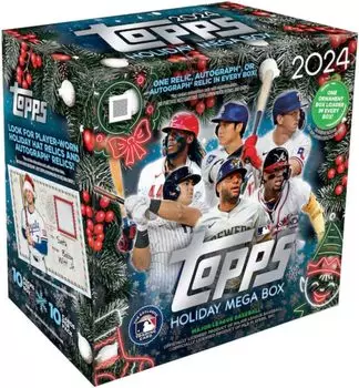 2024 Topps Baseball Праздничный Мега-бокс Topps Baseball Праздничный Мега-бокс