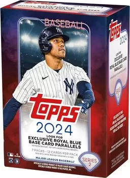 2024 Topps Baseball Series 2 Value Topps Baseball Series 2 Value Box - синий