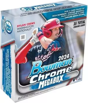 2024 Topps Bowman Chrome Mega Box Topps Bowman Mega Box синий
