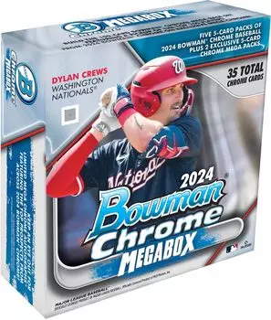 2024 Topps Bowman Chrome Mega Box Топы Bowman Chrome Mega Box
