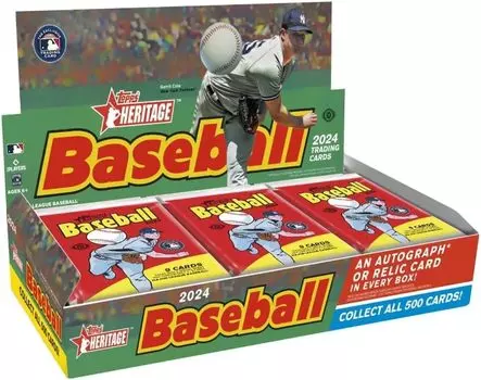 2024 Topps Heritage Baseball Hobby Box [Предмет]