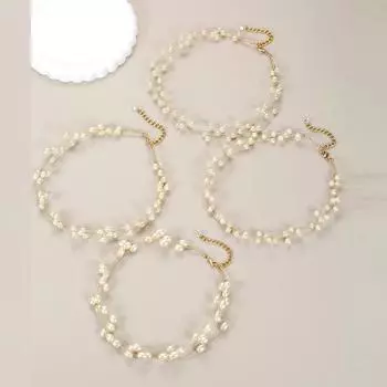 2024 Тренд Винтаж Искусственный жемчуг Подвеска Классическое Женское Кожаное Ожерелье Для Подарка На Выпускной a