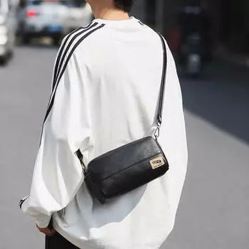 2024 Трендовая модная сумка унисекс на грудь - Маленькая квадратная сумка через плечо и наплечная сумка для мобильных телефонов белый