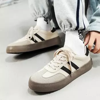 2024 тренировочная повседневная обувь в стиле ретро с мягкой подошвой, весенне-летняя мужская обувь 39-44 39 чёрный