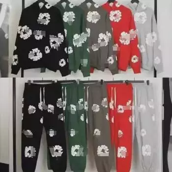 «2024 унисекс Y2K хип-хоп уличная толстовка с принтом из пены» S