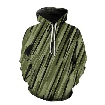 2024 Весна и Осень Европейская и Американская Толстовка С Капюшоном 3D Цифровая Печать Камуфляжная Толстовка С Капюшоном Для Повседневного Мужчин M