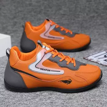 2024 Весна и Осень Новая мужская мода универсальная повседневная обувь мягкая подошва нескользящая спортивная обувь для бега мужская вулканизированная обувь 39