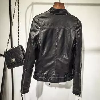 2024 Весна и Осень Новая Одежда Локомотив Женская Кожаная Куртка Маленькая Куртка Женская Короткая Кожаная Куртка Тенденция S