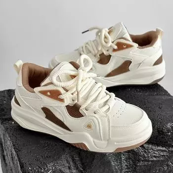 2024 Весна и Осень Новые Дизайнеры Кроссовки Трендовые Туфли Повседневные Толстые Подошвы Удобные Универсальные Модные Туфли На Шнуровке 39