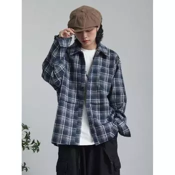 2024 Весна и осень PU красивое пальто мужское Ins High Street модный бренд Гонконгский стиль японский стиль Харадзюку корейский стиль модная свободная куртка M хаки