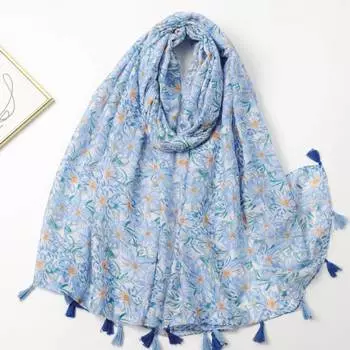 2024 Весна и Осень Зима Новый Хлопок И Конопля Длинный Тонкий Шарф Путешествия Универсальный Солнцезащитный Теплый Шаль Для Женщин 90*180cm