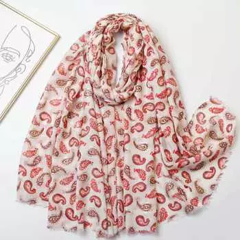 2024 Весна и Осень Зима Новый Хлопок И Конопля Длинный Тонкий Шарф Путешествия Универсальный Солнцезащитный Теплый Шаль Для Женщин 88*180cm синий