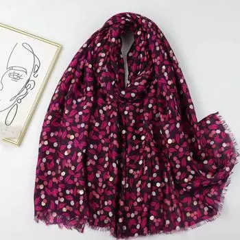 2024 Весна и Осень Зима Новый Хлопок И Конопля Длинный Тонкий Шарф Путешествия Универсальный Солнцезащитный Теплый Шаль Для Женщин 88*180cm синий