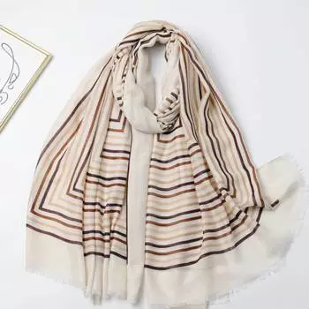 2024 Весна и Осень Зима Новый Хлопок И Конопля Длинный Тонкий Шарф Путешествия Универсальный Солнцезащитный Теплый Шаль Для Женщин 88*180cm фиолетовый