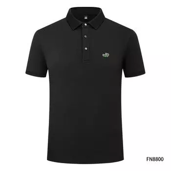 2024 Весна/Лето Новые мужские и женские быстросохнущие рубашки поло из эластичного волокна с вышивкой L