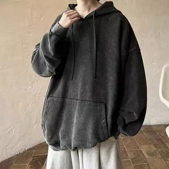 2024 Весна Мужские толстовки с капюшоном Осенние мужские толстовки с капюшоном Мужские однотонные уличные базовые толстовки с капюшоном Мужские пуловеры Harajuku 4XL фиолетовый