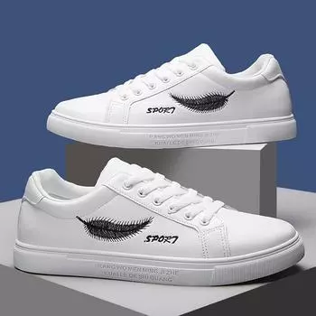 2024 Весна Новые мужские модные кожаные туфли для пары Snekaers Classic Comfort Low Top Canvas Sneakers Мужские дизайнерские вулканизированные туфли 35 чёрный