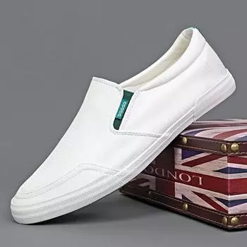 2024 Весна Новые Ретро Классические Удобные Мужские Туфли Одна Педаль Модные Модные Старые Пекинские Универсальные Дышащие Кроссовки 38