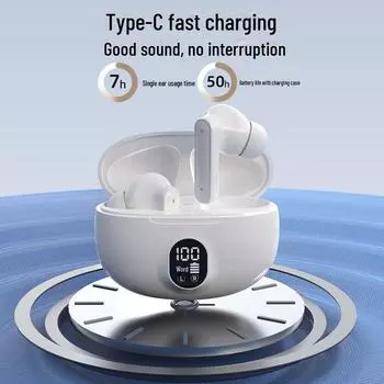 2024 Высококачественные наушники-вкладыши Smart Voice True Wireless Bluetooth D56 чёрный