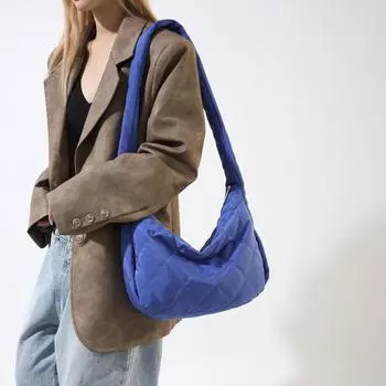 2024 весенняя новая простая повседневная сумка на плечо, модная тенденция, сумка подмышки, ретро сумка через плечо, модная сумка