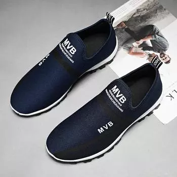 2024 весна и лето большие размеры повседневная спортивная обувь мужская обувь 2025 спортивная обувь легкая мужская ленивая обувь 39