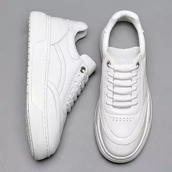 2024 весна и лето новая мужская обувь для спорта и отдыха модная обувь дышащая обувь для серфинга мужская универсальная универсальная повседневная обувь на толстой подошве 38 белый