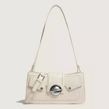 2024 весна и лето, новая женская сумка на плечо с цепочкой под мышками, повседневная и универсальная женская нишевая сумка для поездок на работу розовый