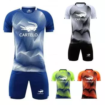 2024 весна/лето футбольный баскетбольный тренировочный комплект для бега с красочной технологией линейной печати спортивный комплект M белый