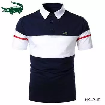 2024 весна/лето, новая мужская брендовая быстросохнущая рубашка-поло с вышивкой, влагоотводящая рубашка-поло L