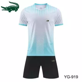 2024 весна/лето новый вышитый логотип футбольный баскетбольный тренировочный комплект спортивный комплект для бега M