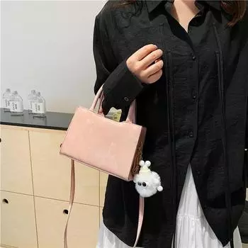 2024 весна/лето, сумка большой емкости, женская сумка, новая модная и модная ручная сумка на плечо, универсальная маленькая квадратная сумка для поездок на работу