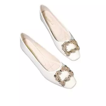 2024 весна-лето женские балетки элегантная женская модная брендовая женская обувь большой размер 42 черный красный 35 бежевый