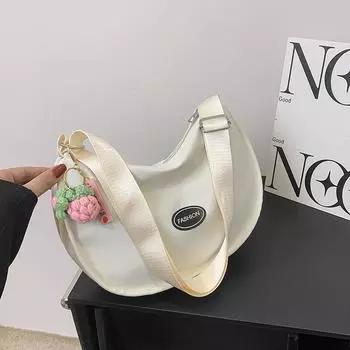 2024 весна новая мода корейская версия сумка для пельменей женская сумка для студентки-художницы повседневная маленькая свежая сумка-мессенджер