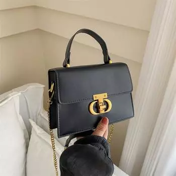 2024 весна новая повседневная модная сумка через плечо простая модная сумка-мессенджер повседневная ретро сумка женская синий