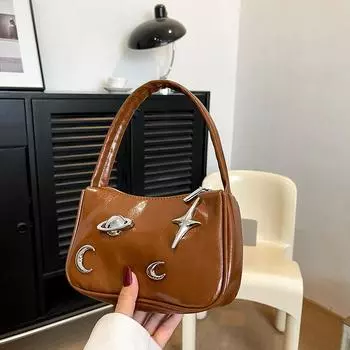 2024 весна новая простая сумка через плечо простая повседневная маленькая квадратная сумка простая модная сумка сумка через плечо чёрный