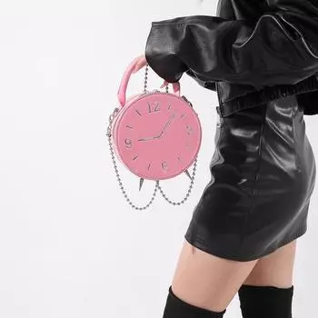 2024 весна новая сумка женская универсальная нишевая дизайн круглая текстура женская сумка легкая роскошная сумка через плечо прилив чёрный