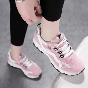 2024 весна новые низкие кроссовки в студенческом стиле, подходящие по цвету, удобные износостойкие повседневные спортивные кроссовки для бега для женщин 1 35 чёрный