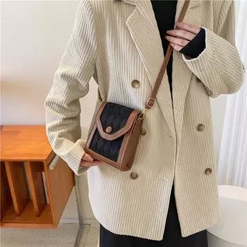 2024 весна новые женские сумки простые мини-сумки через плечо контрастные цветные сумки женские диагональные мини-сумки для мобильного телефона хаки