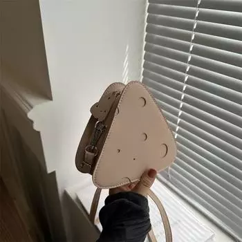 2024 весна новый иностранный стиль девушка личность милая мода сумка через плечо красивая тенденция косая повседневная маленькая сумка женская чёрный