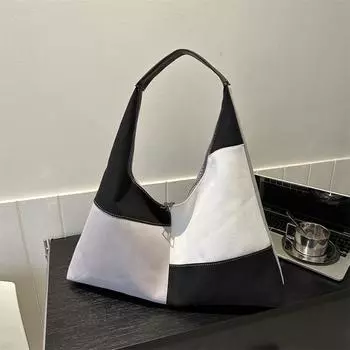 2024 весна новый тренд иностранный стиль повседневная сумка через плечо модная простая большая вместительная сумка для поездок на работу женская сумка
