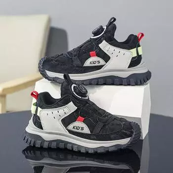 2024 winter new classmate running shoes fashionable boys soft-soled non-slip running shoes high value wear-resistant student shoes 28