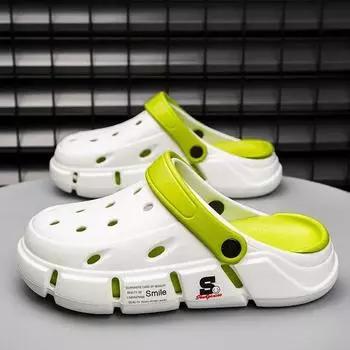 2024 водонепроницаемая нескользящая обувь для повара для мужчин, садовая обувь, резиновые сандалии, рабочая обувь для работы в ресторане, больнице, медсестре, кухне, рабочая обувь 45