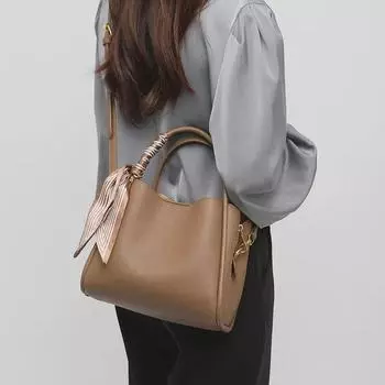 2024 Women s Crossbody Basket Bucket Bag - Fashionable Handbag for Middle-Aged Ladies and Mothers