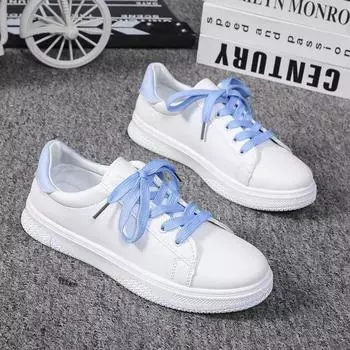 2024 Women Sneakers Fashion Breathble Vulcanized Shoes Women Pu leather Platform Shoes Women Lace up Casual Shoes2024 35 чёрный