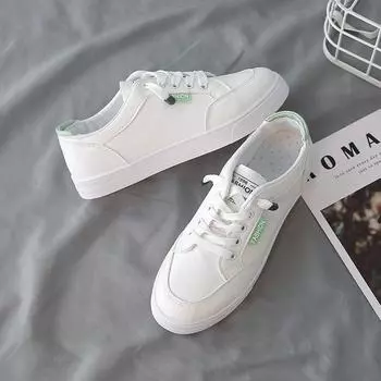 2024 женские кроссовки, вулканизированная обувь, весенне-осенние дышащие туфли на плоской подошве, однотонная сетчатая обувь, повседневная белая обувь для молодых женщин 36 серый